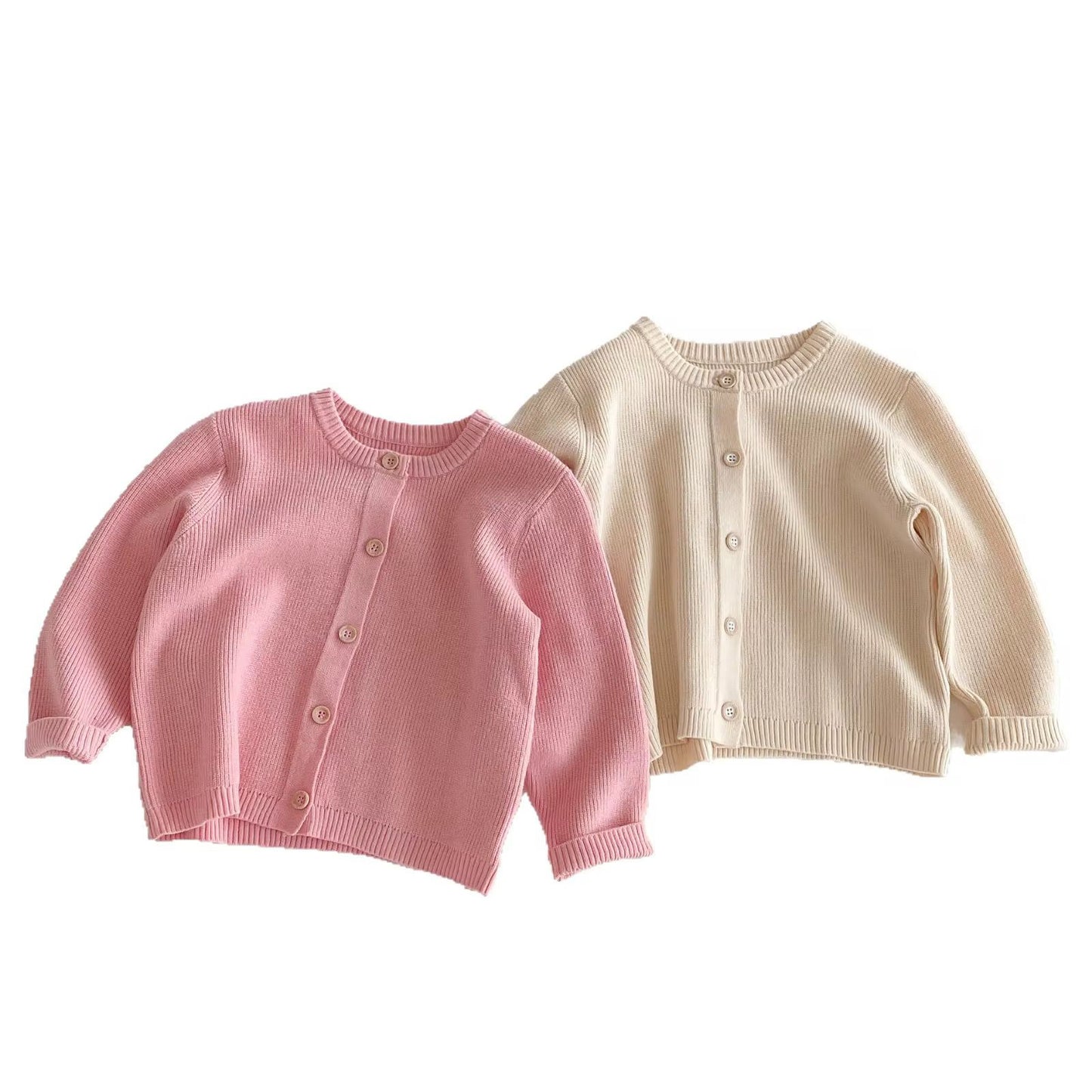 Cute Pretty Korean Style long Sleeve Knitted Sweater for children