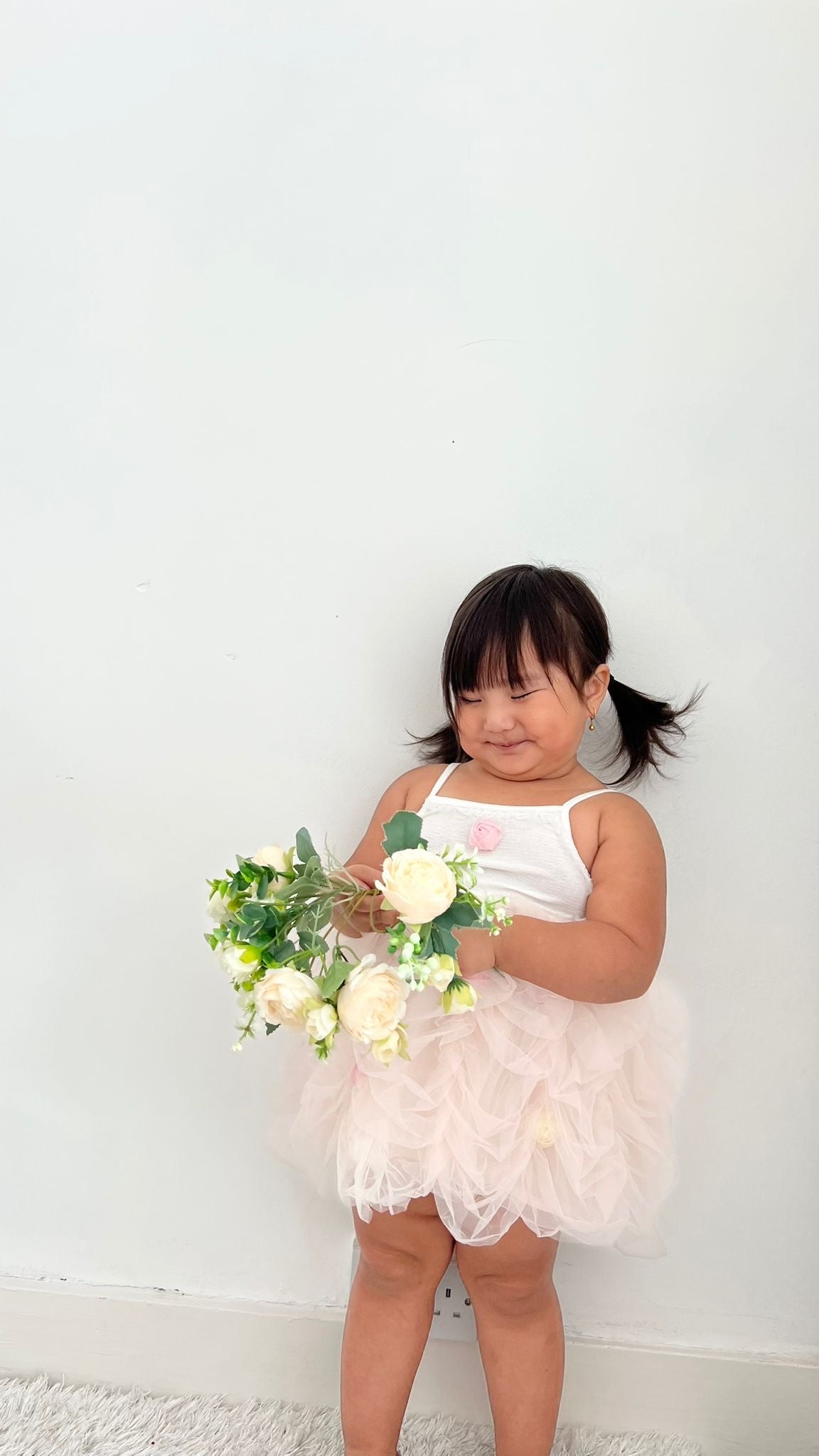 Elegant Floral mesh children Dress for Birthday and Special occasion