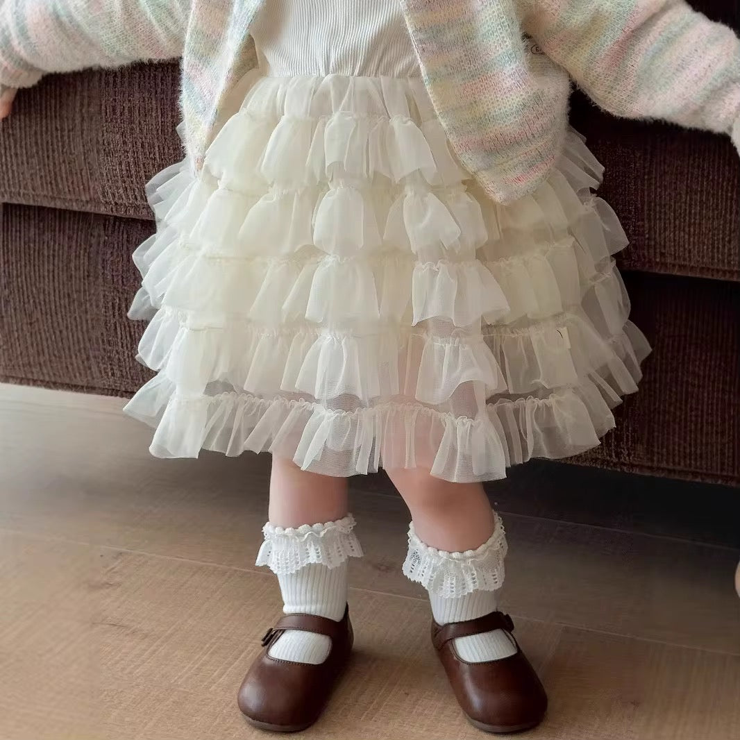 Princess Dress, flourish children cake dress set with cardigan.
