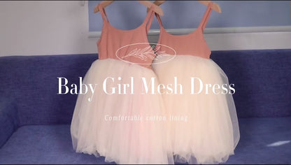 Princess Pink Lace-up dress